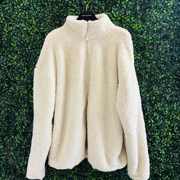 PINK Victoria’s Secret TEDDY FULL-ZIP JACKET - Picture 1 of 14